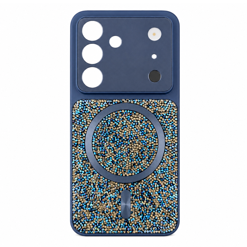Shiny Diamond with Magnetic Case for Samsung Galaxy S26 - Navy Blue